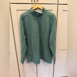 Tommy Bahama Green switch it up reversible Quarter-Zip Pullover